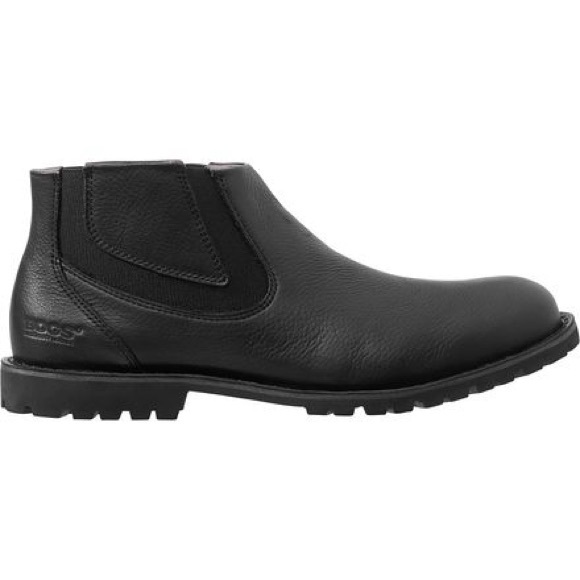 Black Leather Men’s Bogs Chelsea Boots 12 - Picture 1 of 5